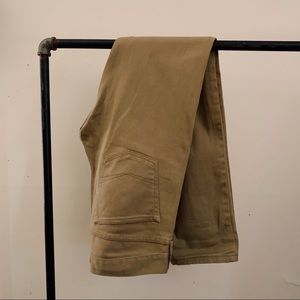 Bullhead Men’s Skinny 32x34 Dark Khaki Jeans